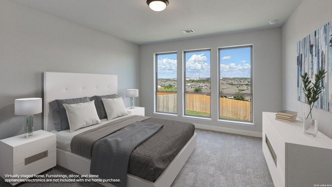 Furnished interior view inside a new home in Ladera, San Antonio (Image 8).