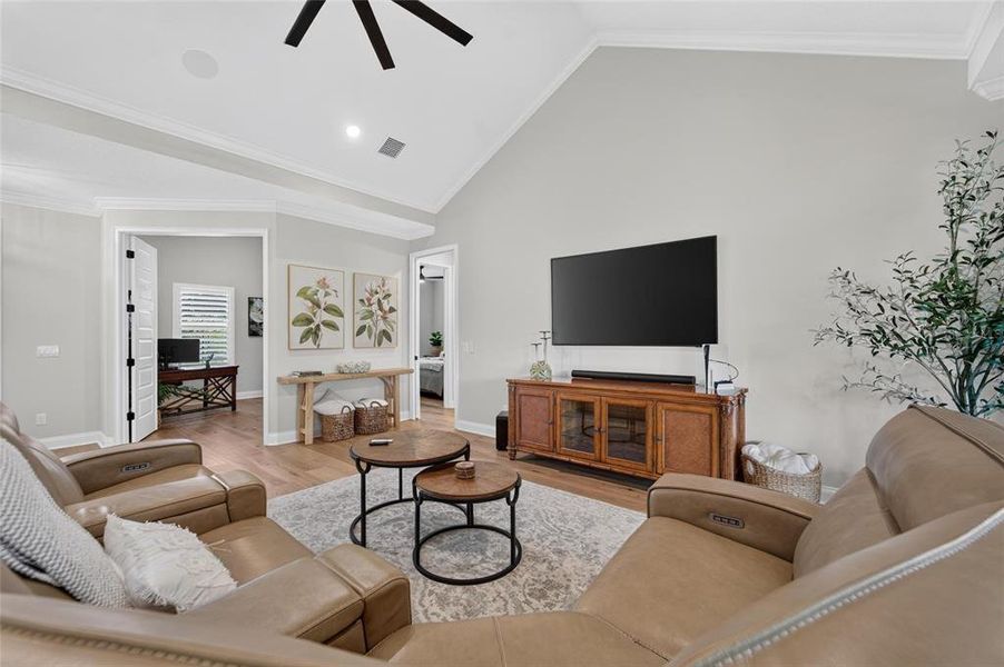 Furnished interior view inside a new home in , Lakeland (Image 39). Furnished interior view inside a new home in , Lakeland (Image 39).