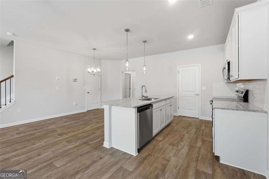 Furnished interior view inside a new home in Parkway James, Snellville (Image 3).