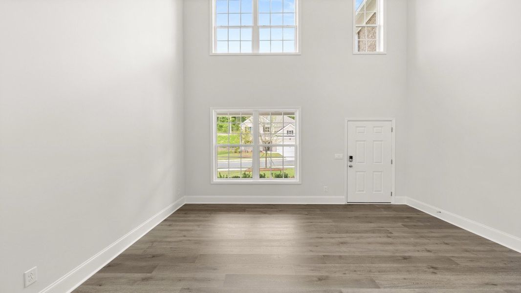 Representative unfurnished interior of a home built from the GRAYSON by D.R. Horton in Butner Estates, South Fulton (Image 16).