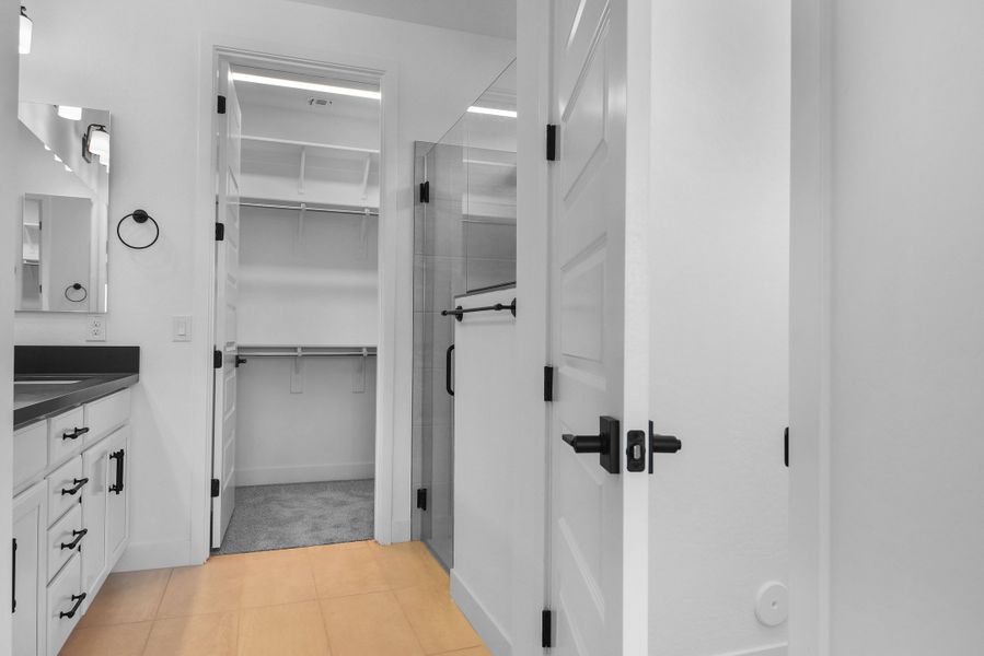 Furnished interior view inside a new home in CantaMia at Estrella 55+, Goodyear (Image 9).