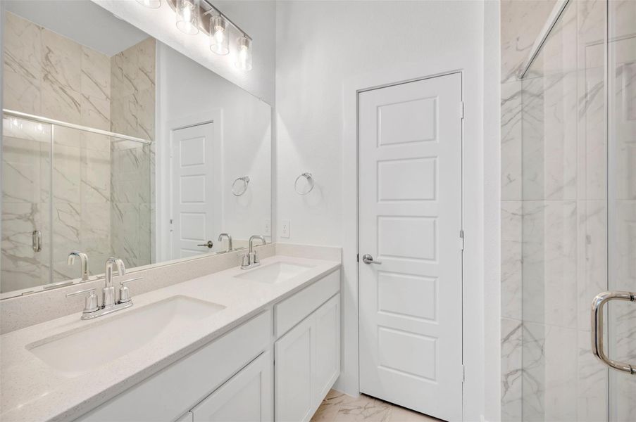 Furnished interior view inside a new home in Sorella, Tomball (Image 16).