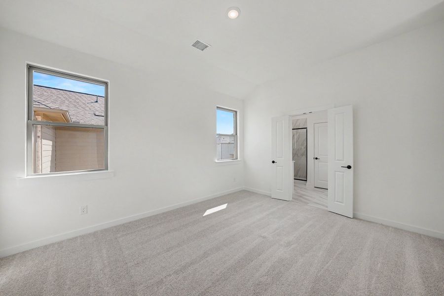 Spacious, unfurnished interior of a new home in Light Farms Brenham - 40' Lots, Celina (Image 28).