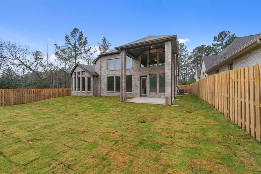 Exterior details and patio area of a home in COLTON, Montgomery (Image 3). Exterior details and patio area of a home in COLTON, Montgomery (Image 3).