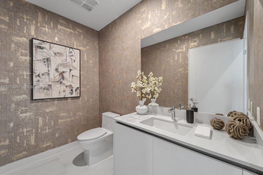 Furnished interior view inside a new home in Casamar, Pompano Beach (Image 36).