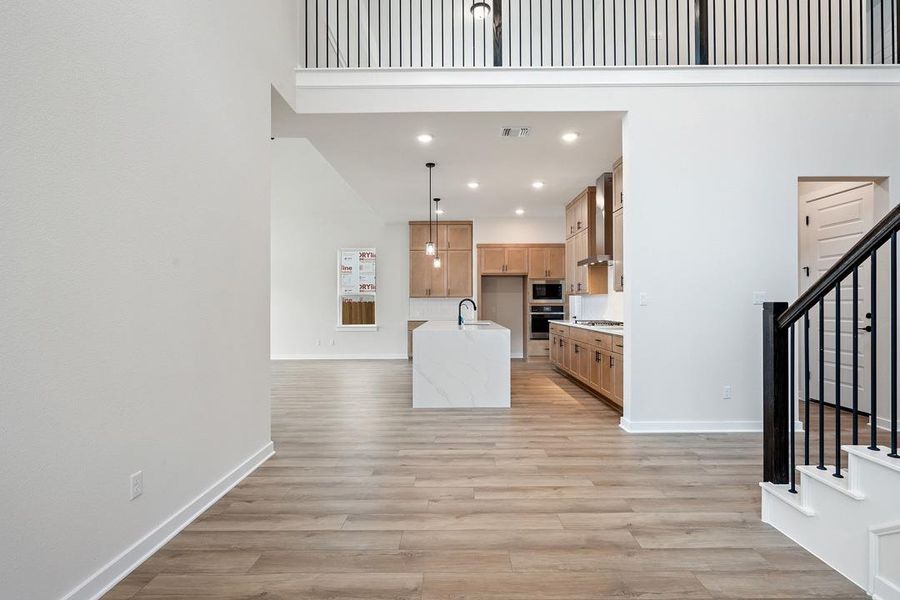 Furnished interior view inside a new home in Heritage, Dripping Springs (Image 10).