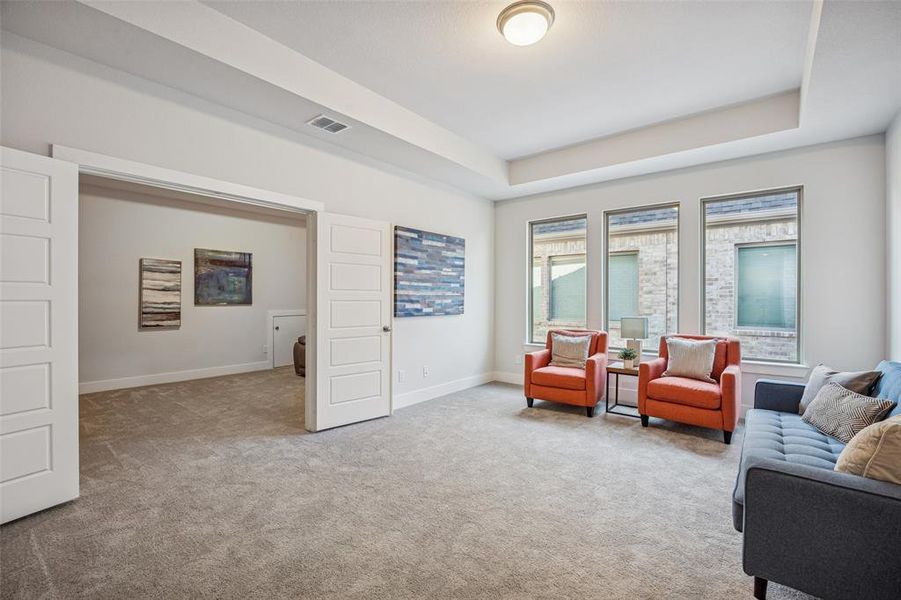 Furnished interior view inside a new home in , McKinney (Image 6). Furnished interior view inside a new home in , McKinney (Image 6).