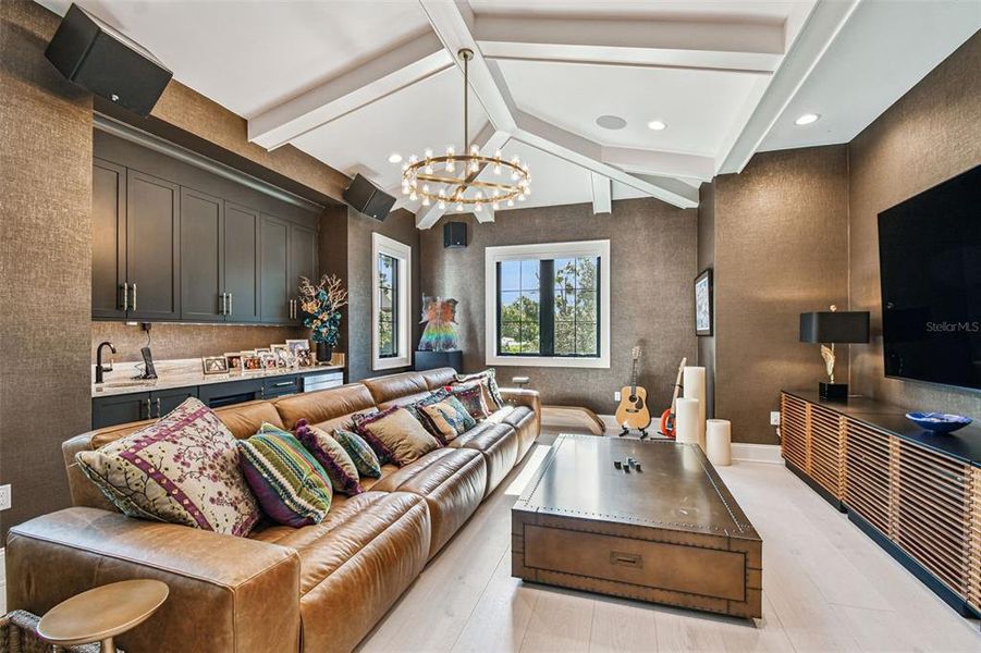 Furnished interior view inside a new home in , Tampa (Image 9).