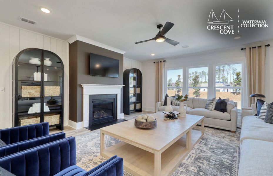 Representative furnished interior of a home built from the Vanderbilt - Waterway Collection by Pulte Homes in Crescent Cove, Myrtle Beach (Image 30).