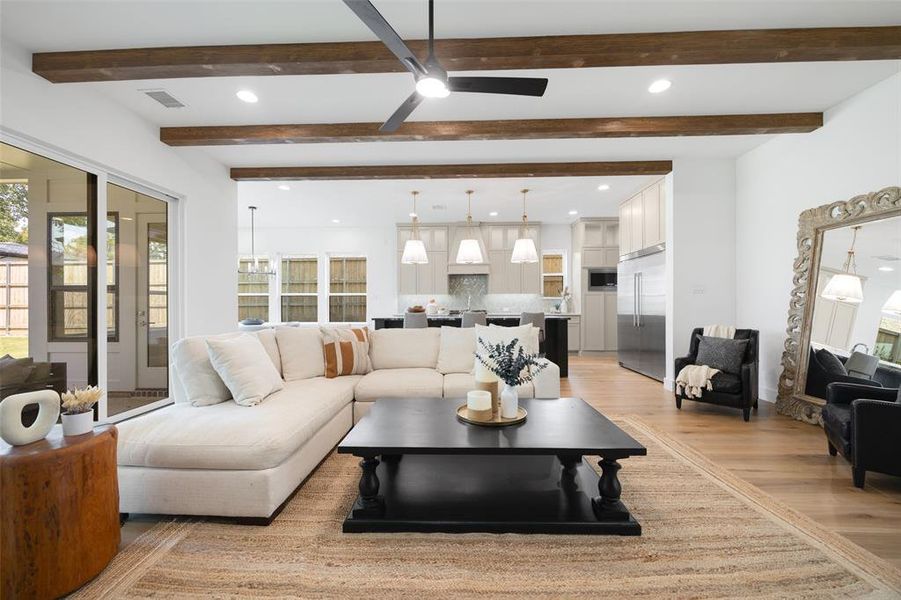 Furnished interior view inside a new home in , Dallas (Image 6).