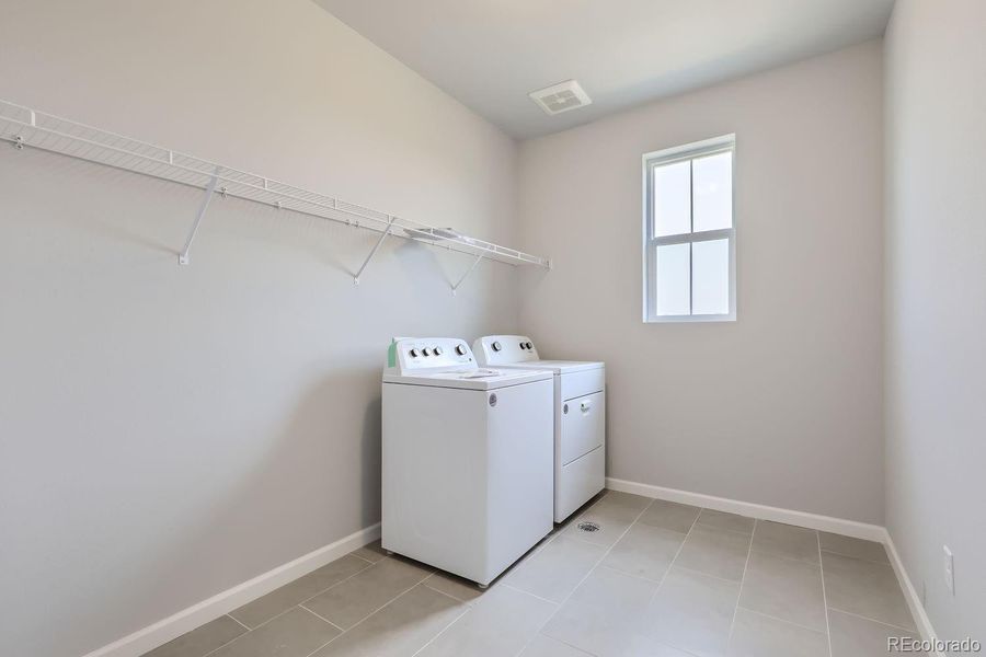 Laundry. New washer & dryer included!