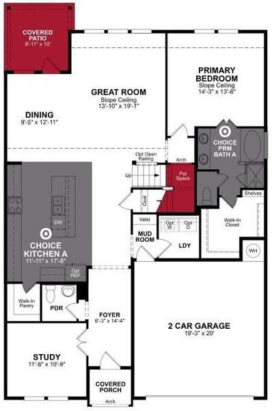 Beazer Homes Lake Pointe at Paloma Creek Cascade Floorplan