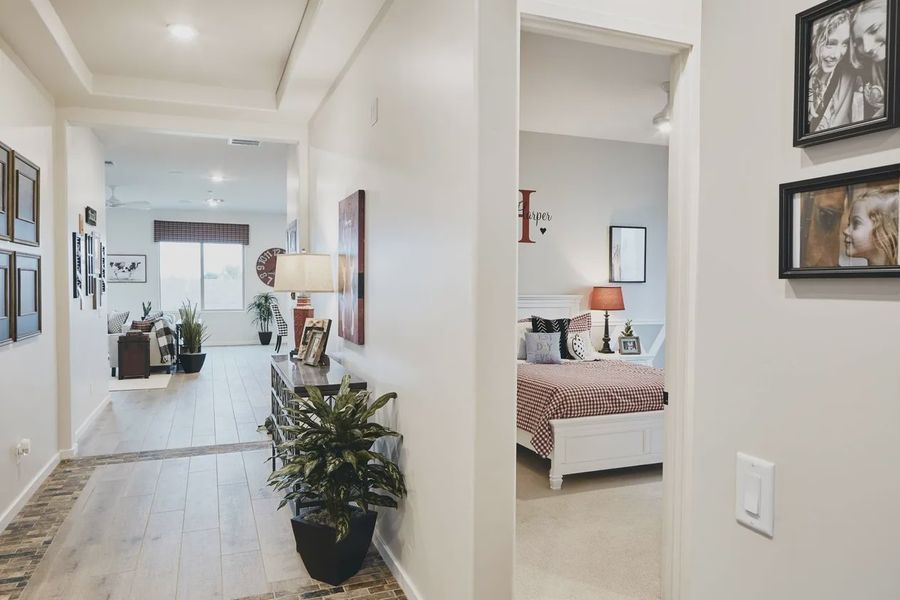 Furnished interior view inside a new home in Valencia at Granite Vista, Waddell (Image 24).