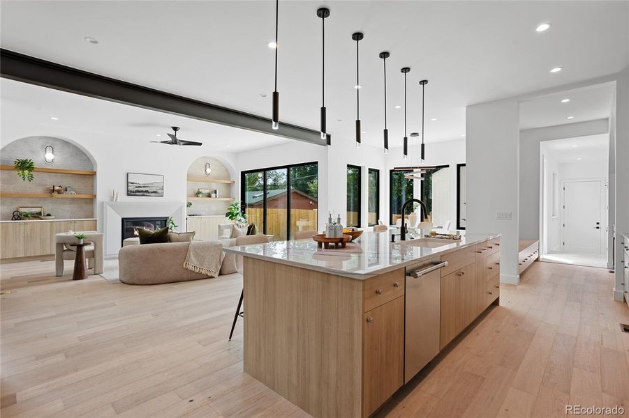 Furnished interior view inside a new home in , Denver (Image 48).