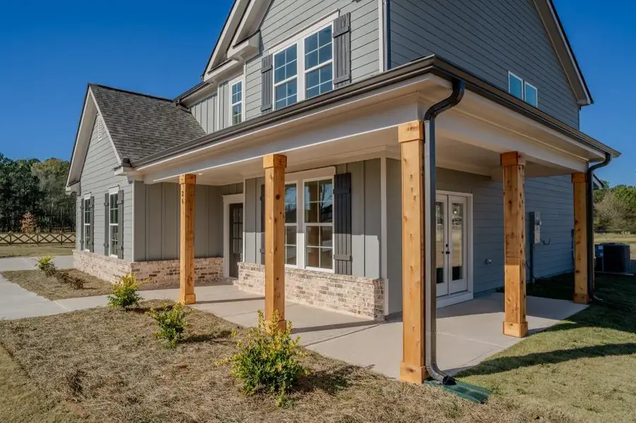 Exterior details and patio area of a home in , Good Hope (Image 3).