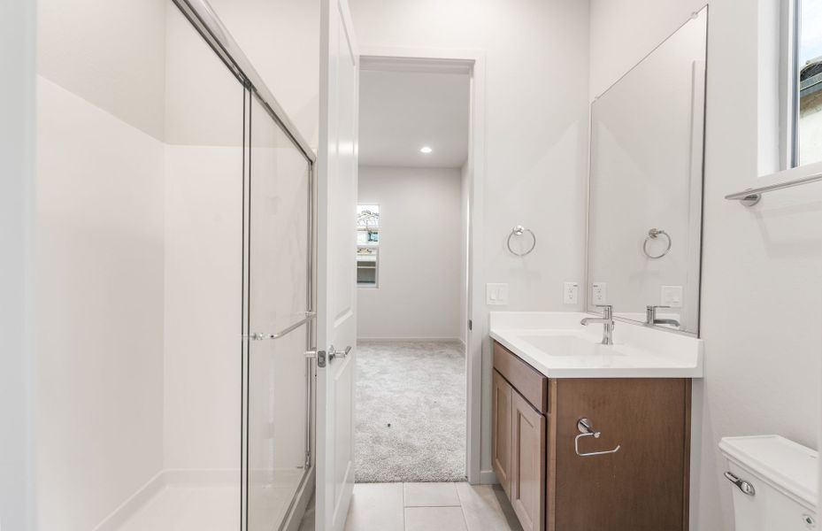 Furnished interior view inside a new home in Legado West, Queen Creek (Image 14).