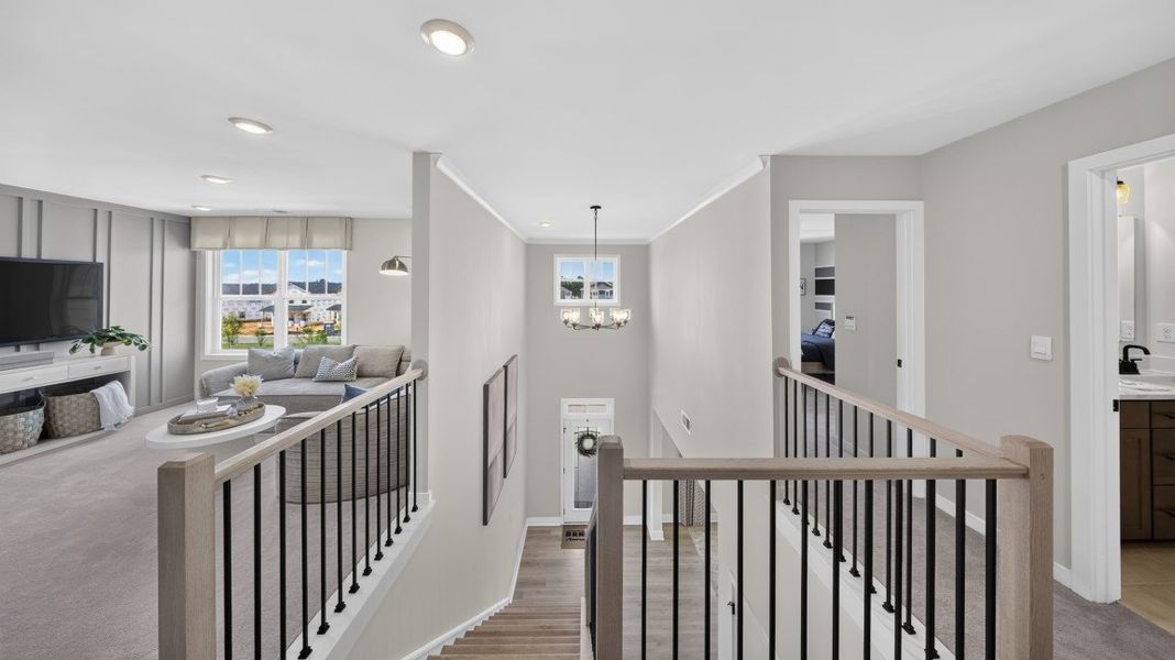 Furnished interior view inside a new home in Westport, York (Image 32).