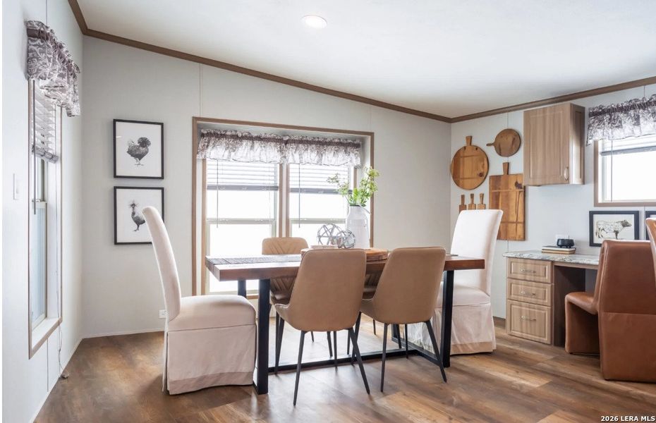 Furnished interior view inside a new home in , Elmendorf (Image 18).