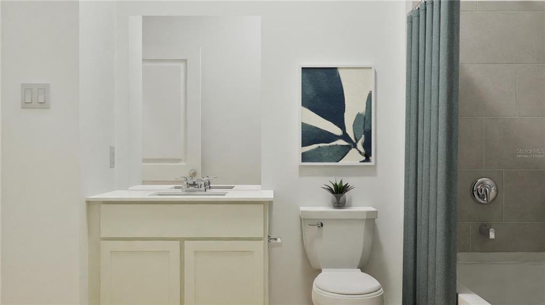 Furnished interior view inside a new home in , Kissimmee (Image 8). Furnished interior view inside a new home in , Kissimmee (Image 8).