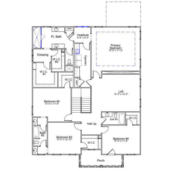 2D floor plan layout of this home in Arcadia, Myrtle Beach, SC (Image 4).
