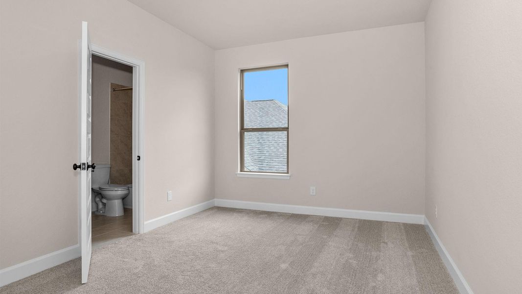 Spacious, unfurnished interior of a new home in Bridgeland 55', Cypress (Image 9).