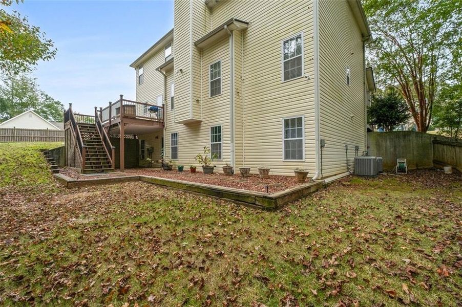 Exterior details and patio area of a home in , Hiram (Image 2). Exterior details and patio area of a home in , Hiram (Image 2).