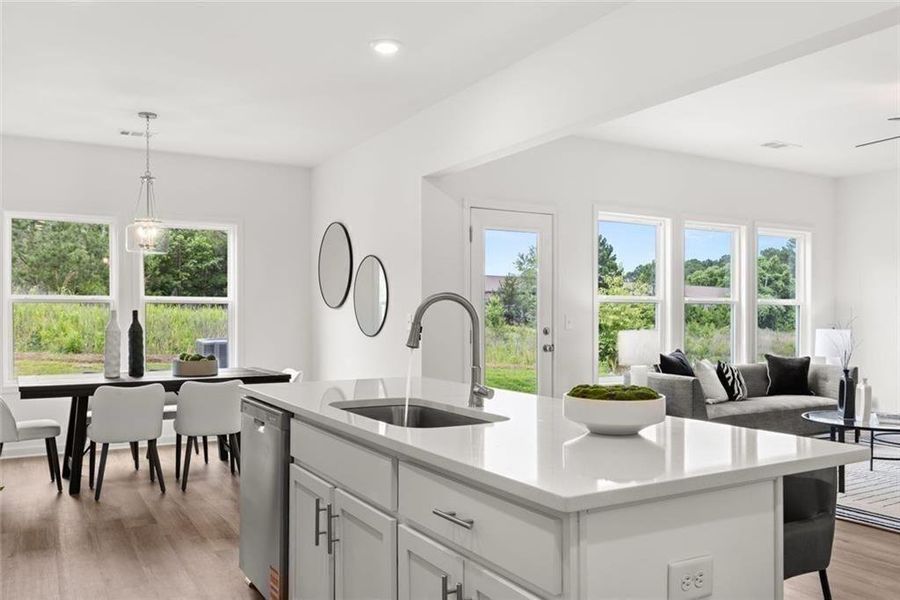 Furnished interior view inside a new home in , Loganville (Image 6).