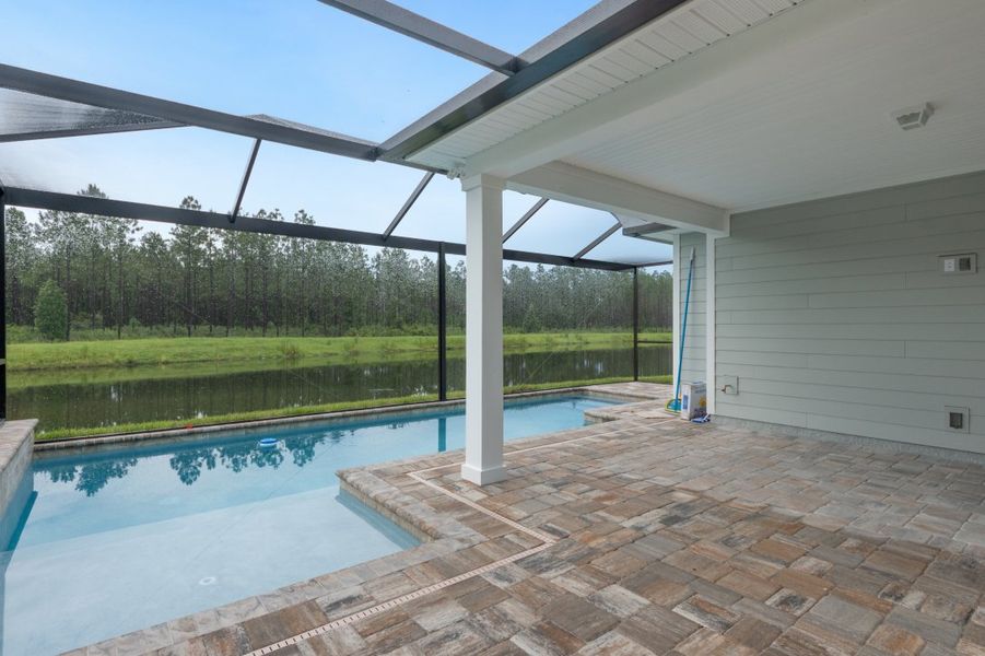 Representative exterior details of a home built from the Boca by Riverside Homes in Mariposa at EverRange, Jacksonville (Image 4).