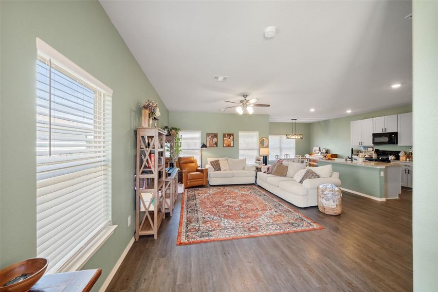 Furnished interior view inside a new home in Chapel Run, Montgomery (Image 4). Furnished interior view inside a new home in Chapel Run, Montgomery (Image 4).