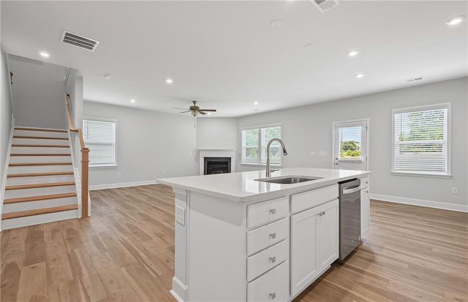 Furnished interior view inside a new home in Anderson Point Estates, McDonough (Image 12).