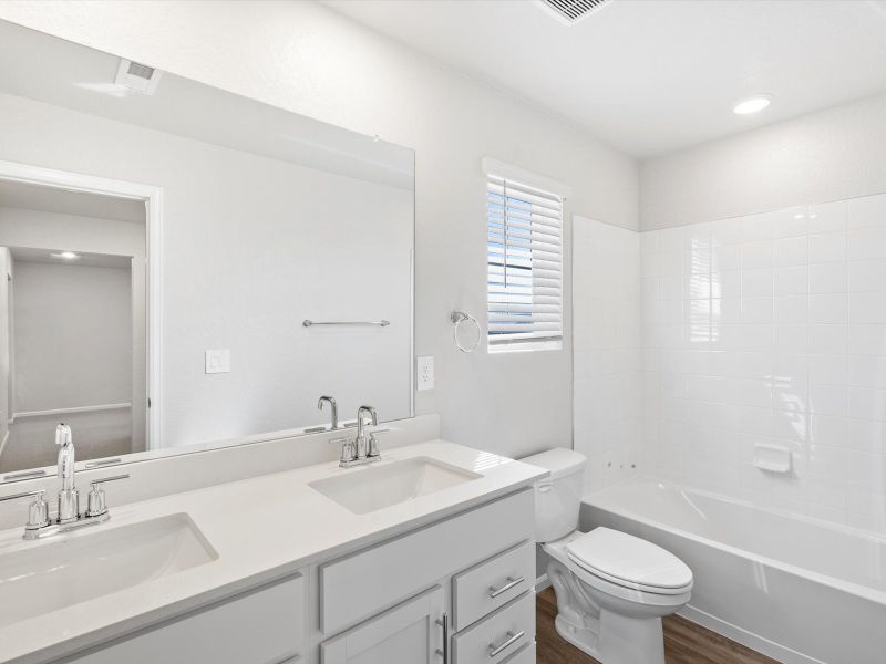 Furnished interior view inside a new home in Paint Brush Hills, Peyton (Image 8).
