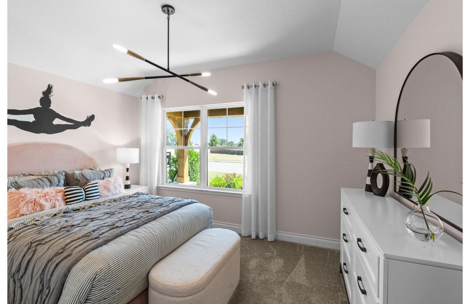 Furnished interior view inside a new home in Bison Ridge, San Antonio (Image 7).