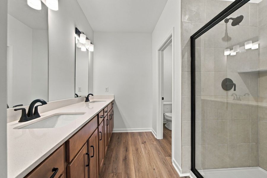Furnished interior view inside a new home in Wilson Meadows, Clarksville (Image 9).