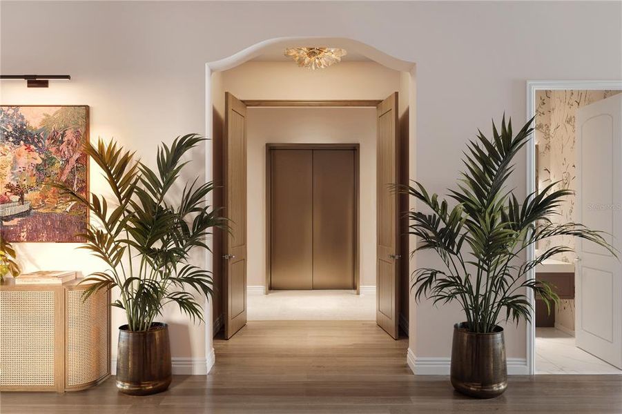 Furnished interior view inside a new home in , Sarasota (Image 9).