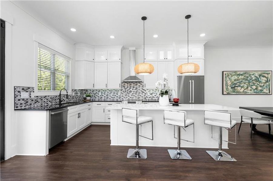 Furnished interior view inside a new home in , Stockbridge (Image 10).
