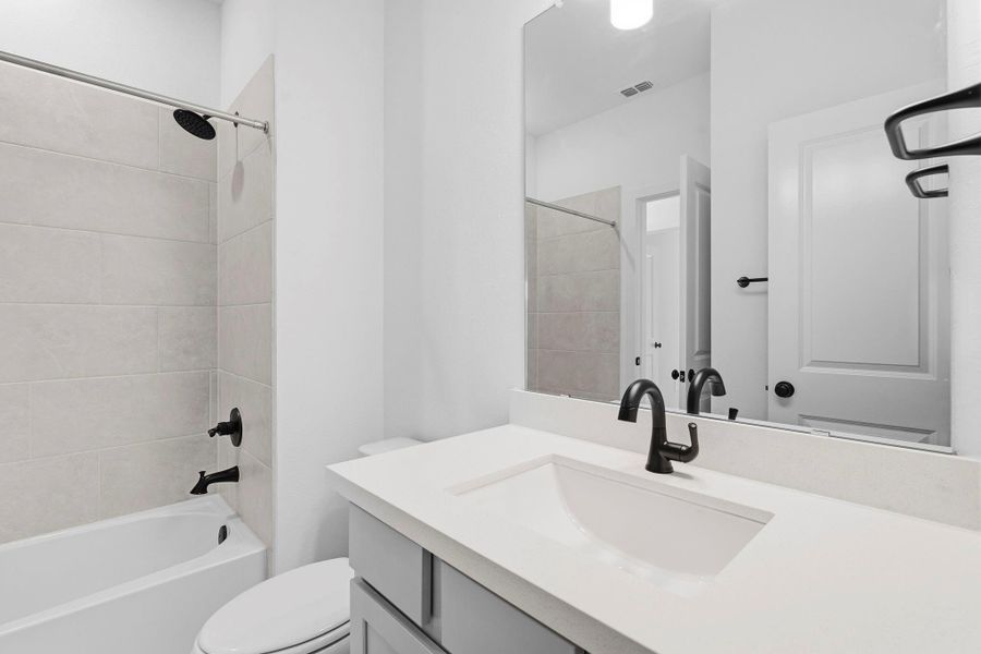 Furnished interior view inside a new home in Sienna 45', 50', Missouri City (Image 13).