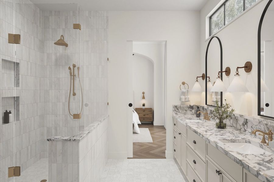 Representative furnished interior of a home built from the The Sienna by Homebound in The Villas at Lakeside, Flower Mound (Image 22). Representative furnished interior of a home built from the The Sienna by Homebound in The Villas at Lakeside, Flower Mound (Image 22).