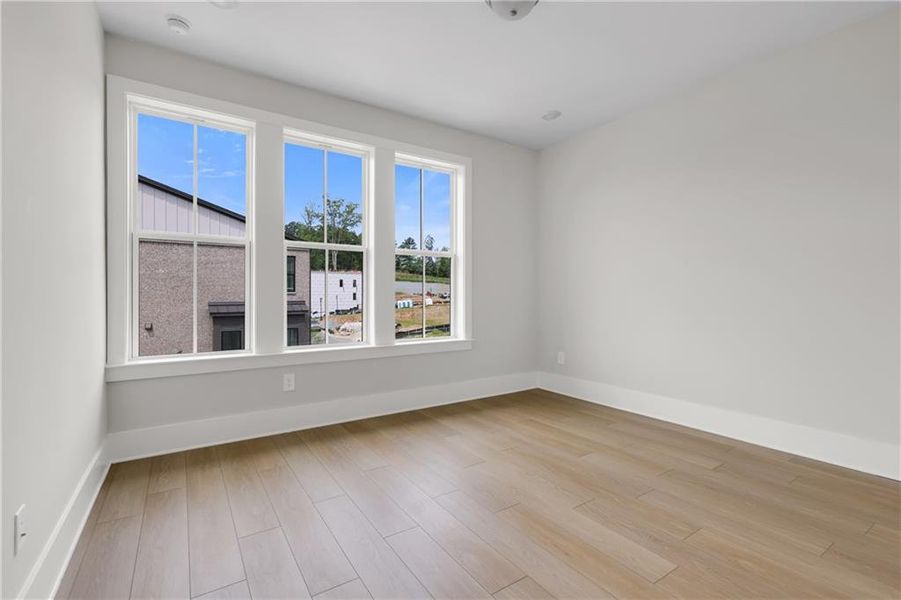Spacious, unfurnished interior of a new home in Echo Park, Suwanee (Image 17). Spacious, unfurnished interior of a new home in Echo Park, Suwanee (Image 17).