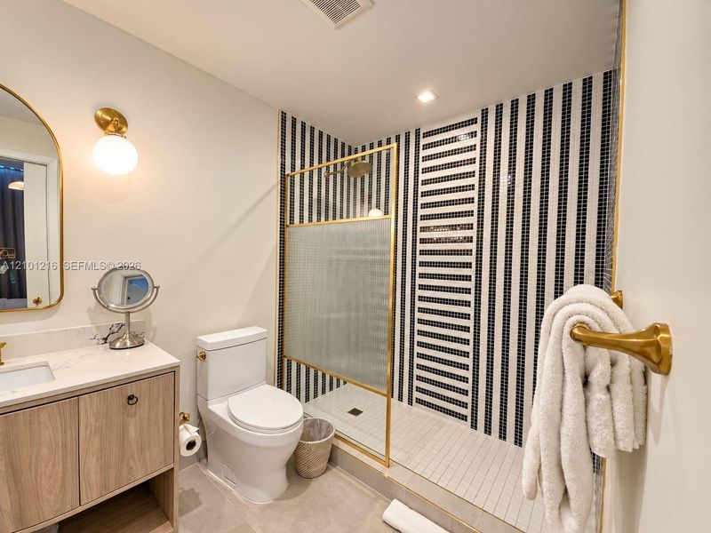 Furnished interior view inside a new home in NoMad Residences, Miami (Image 13).