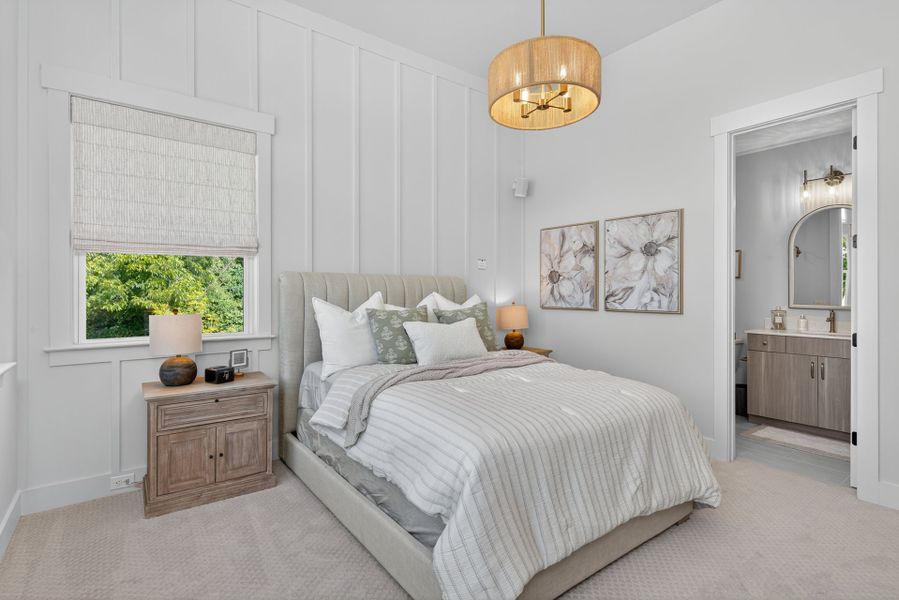 Representative furnished interior of a home built from the Laguna Sur by Classica Homes in Enclave at McKee, Charlotte (Image 67).
