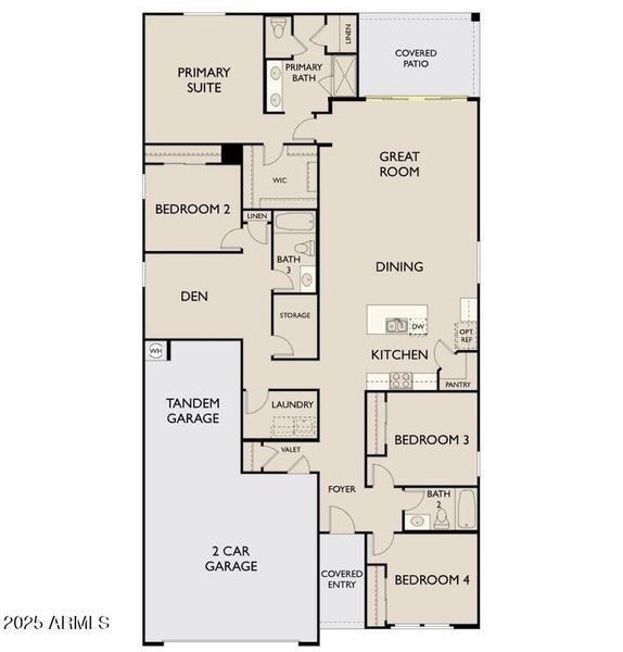 Sage Floor Plan-Garage Left