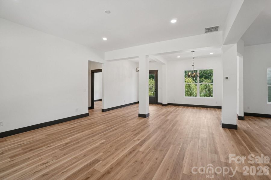 Spacious, unfurnished interior of a new home in , Hendersonville (Image 35).