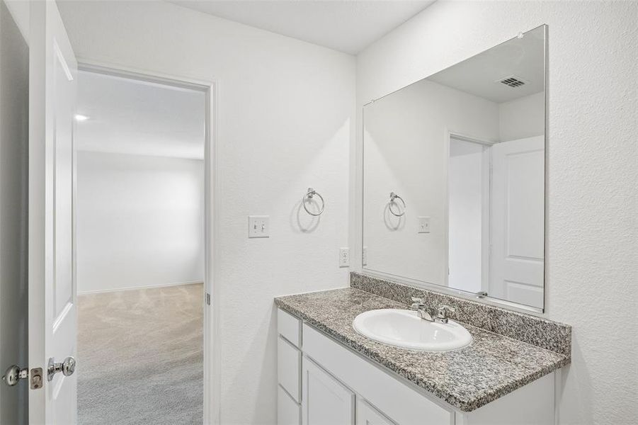 Furnished interior view inside a new home in Trinity West, Dallas (Image 11).