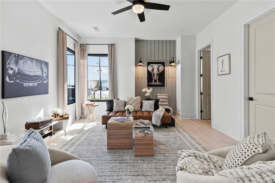 Furnished interior view inside a new home in , Chamblee (Image 15).