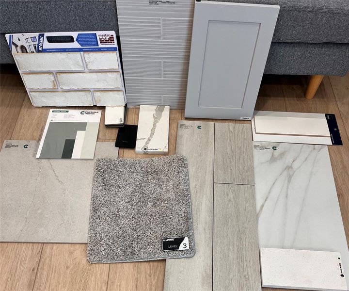 Sample of building materials used in homes in Bridgeland, Cypress (Image 24). Sample of building materials used in homes in Bridgeland, Cypress (Image 24).