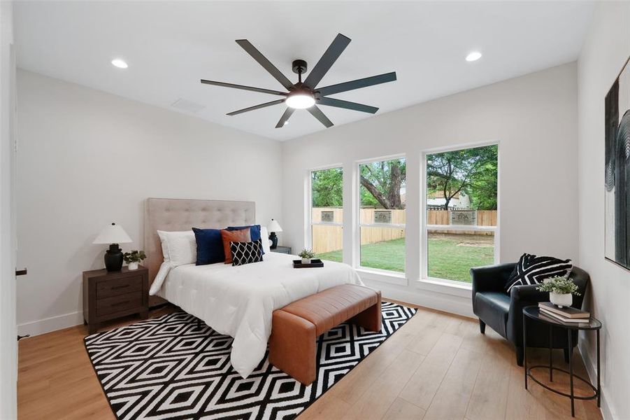 Furnished interior view inside a new home in , Dallas (Image 7).