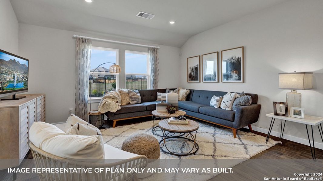Furnished interior view inside a new home in Trace, San Marcos (Image 9).