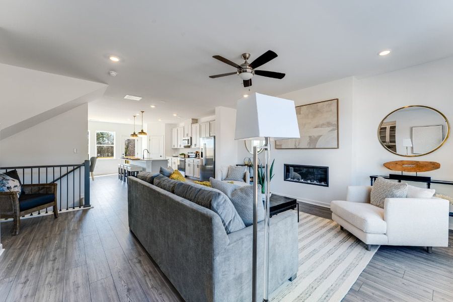 Representative furnished interior of a home built from the Reynolds by Taylor Morrison in Rosewood Farm, Lawrenceville (Image 7).