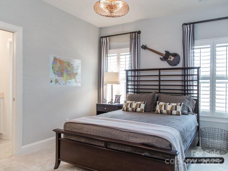 Furnished interior view inside a new home in , Fort Mill (Image 16).