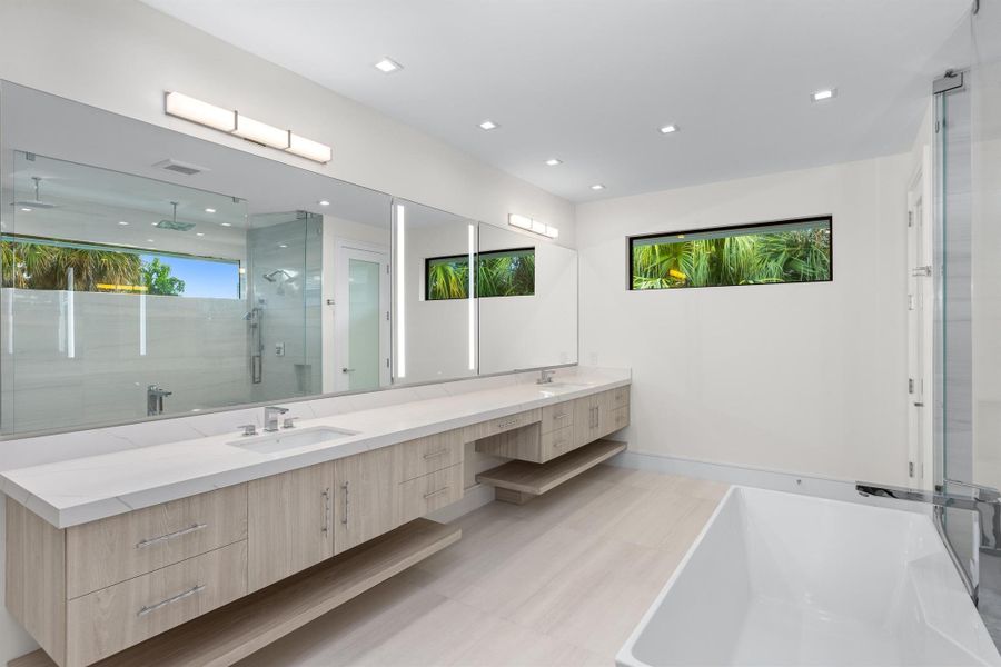 Furnished interior view inside a new home in , Boca Raton (Image 14). Furnished interior view inside a new home in , Boca Raton (Image 14).